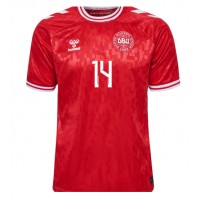 Maglie da calcio Danimarca Mikkel Damsgaard #14 Prima Maglia Europei 2024 Manica Corta